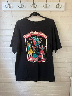 Creepy Co | Black Easy Bake Coven Graphic Tshirt | XL